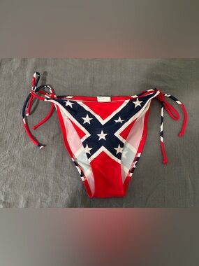 Rebel flag bikini bottoms